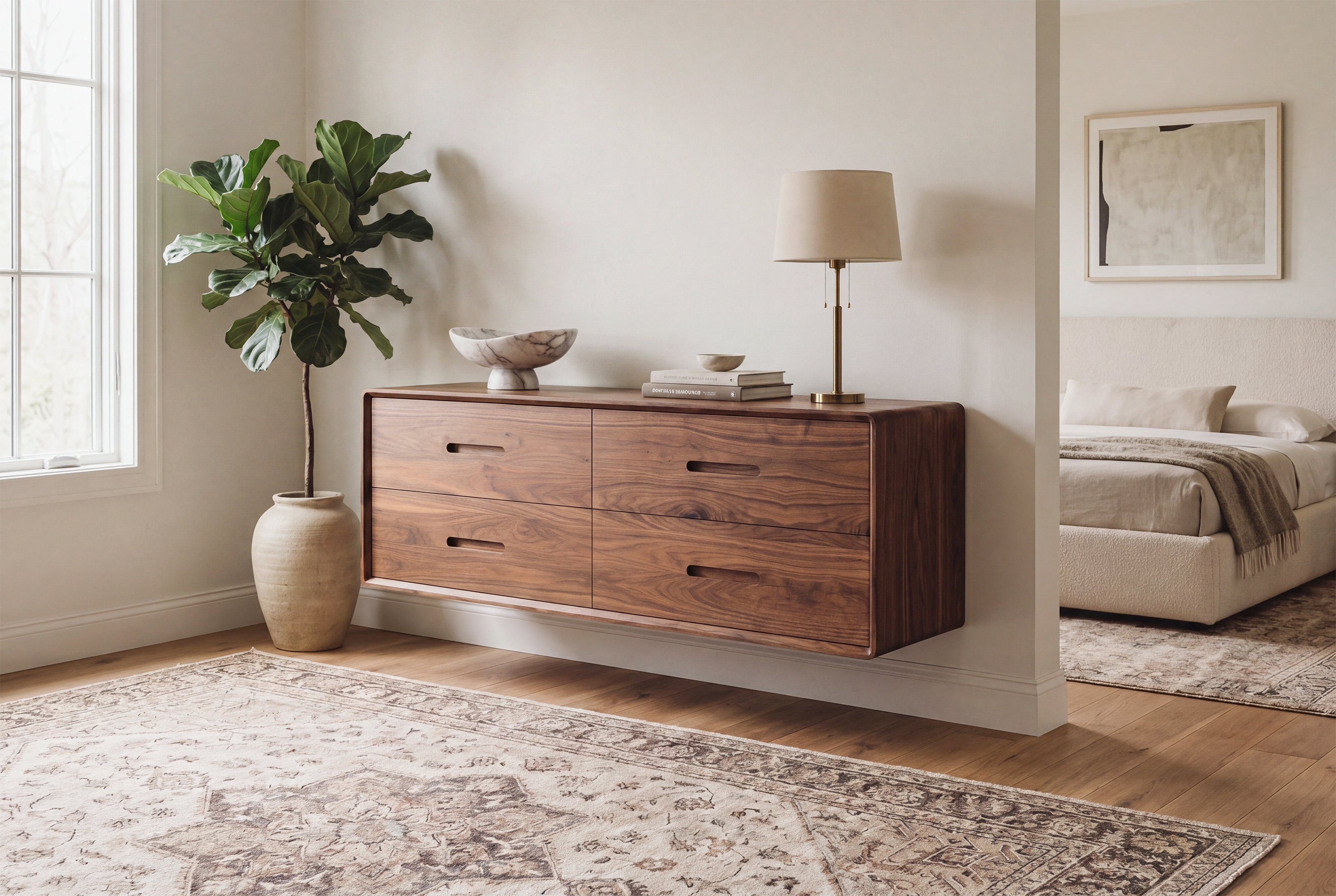 modern floating dresser Floating Chest of Drawer: Air Dresser