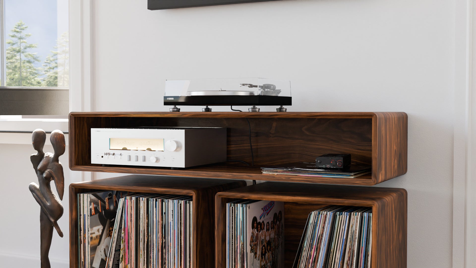 Floating Vinyl Player/Stereo Table – Avin Furniture Co