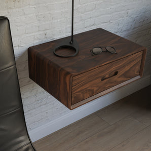 Floating Nightstand with One Drawer